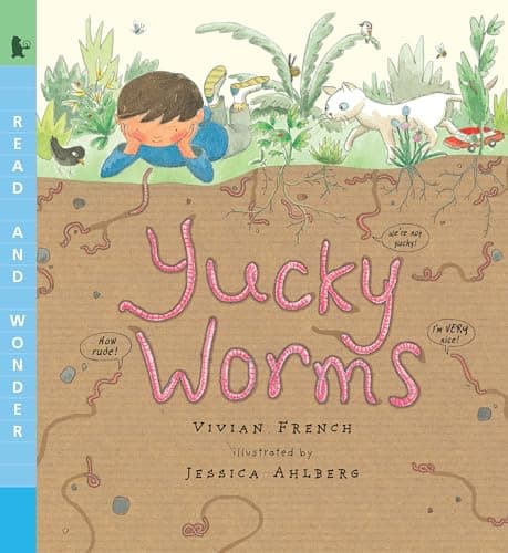 Yucky Worms book cover