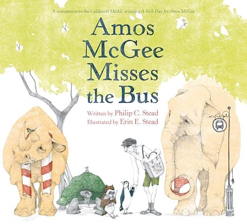 Amos McGee Misses the Bus book cover