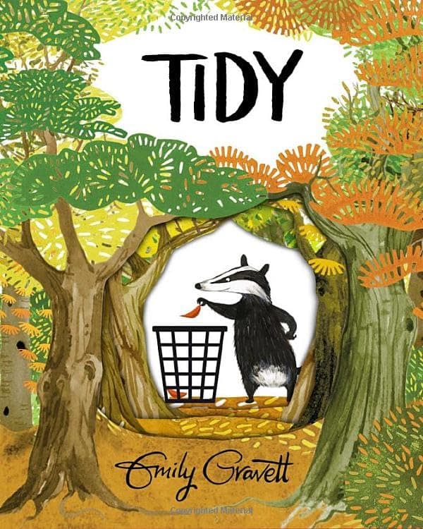Tidy book cover