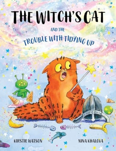 The Witch's Cat and the Trouble with Tidying Up book cover