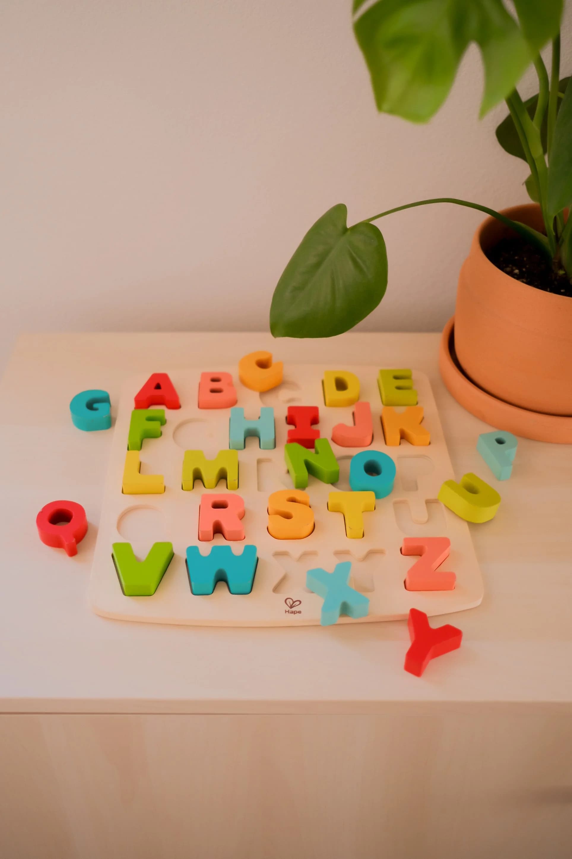 Chunky Wooden Uppercase Letters