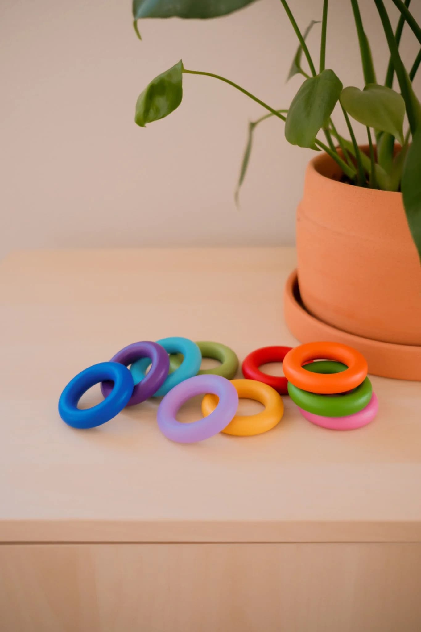 Toddler Size Rainbow Rings